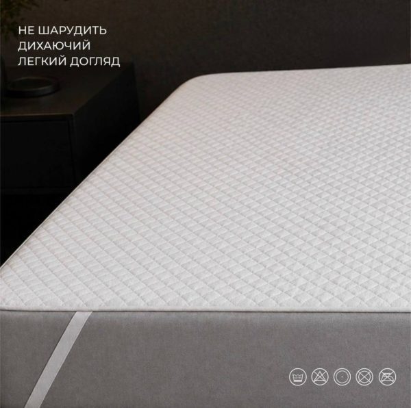 Захисний наматрацник на гумці Cotton Premium Health Care