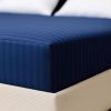 Простирадло натяжне Сатин Boston Royal Blue Stripe