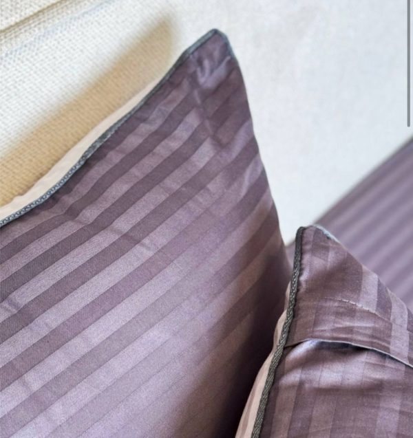 Наволочка Сатин Boston Anthracite Stripe