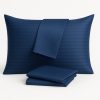Наволочка Сатин Boston Royal Blue Stripe