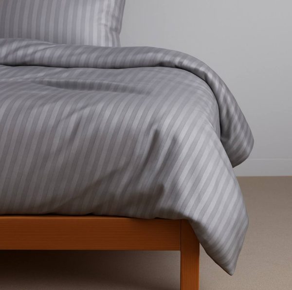 Підковдра Сатин Boston Soft Grey Stripe